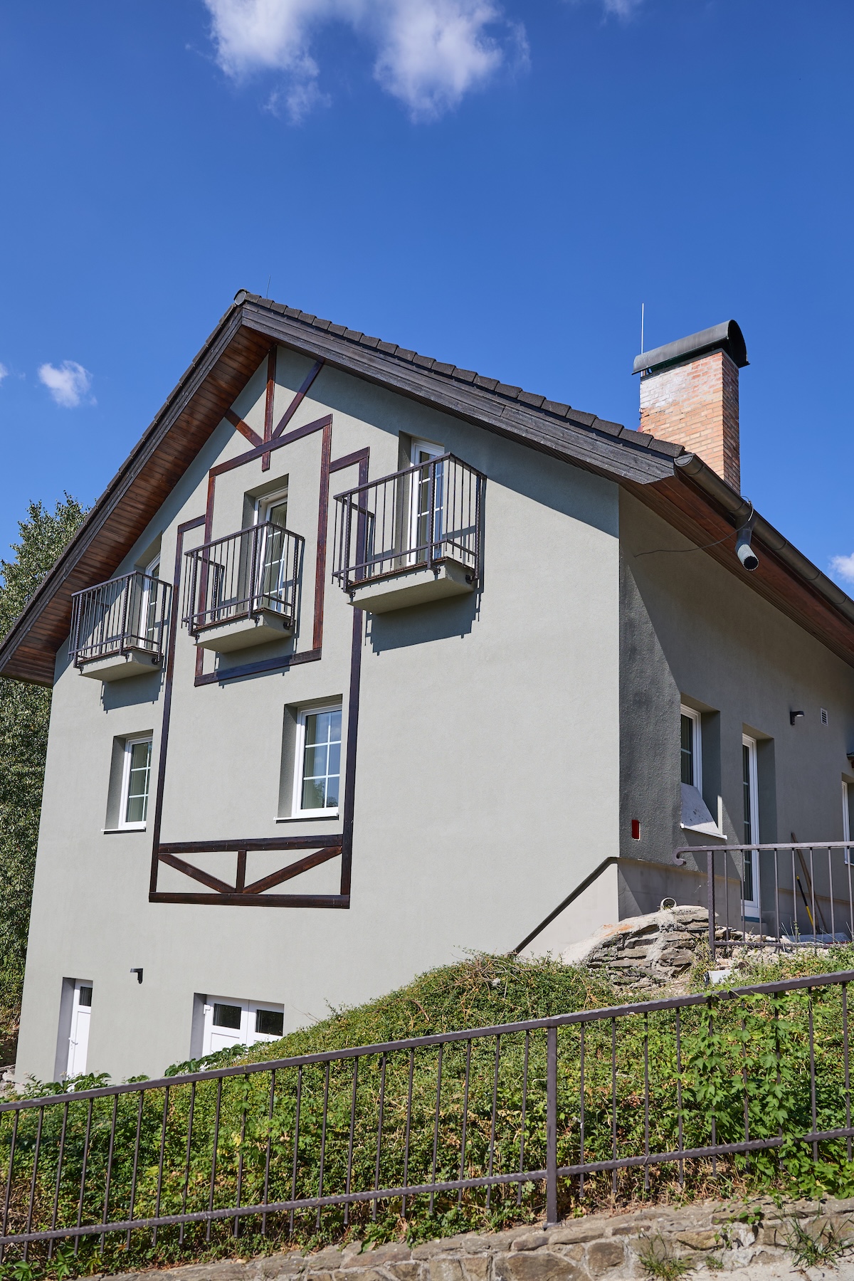 Villa Szondra — výstavba, fotografia 1